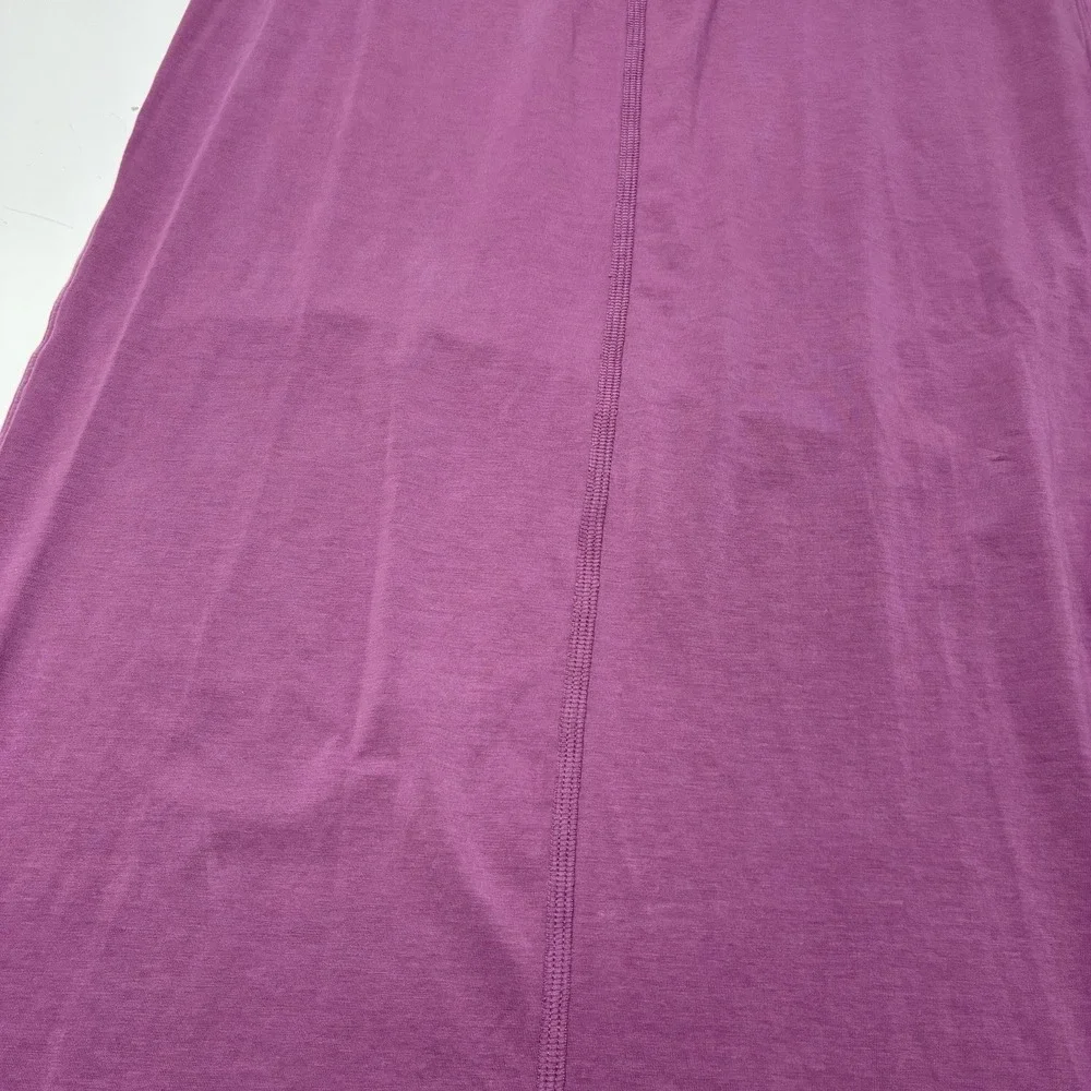 Lululemon‎ All Yours Tank Maxi Dress Pima Cotton Sleeveless Purple Size 10